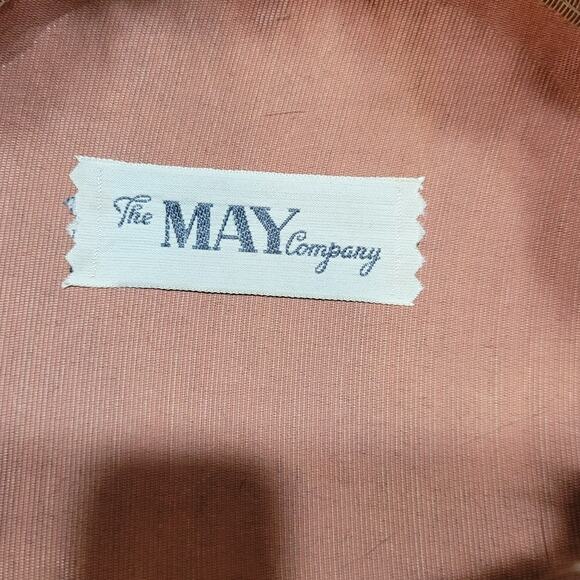 Vintage 1950\'s The May Company Brown Mink Pillbox Hat Union Made main image 4